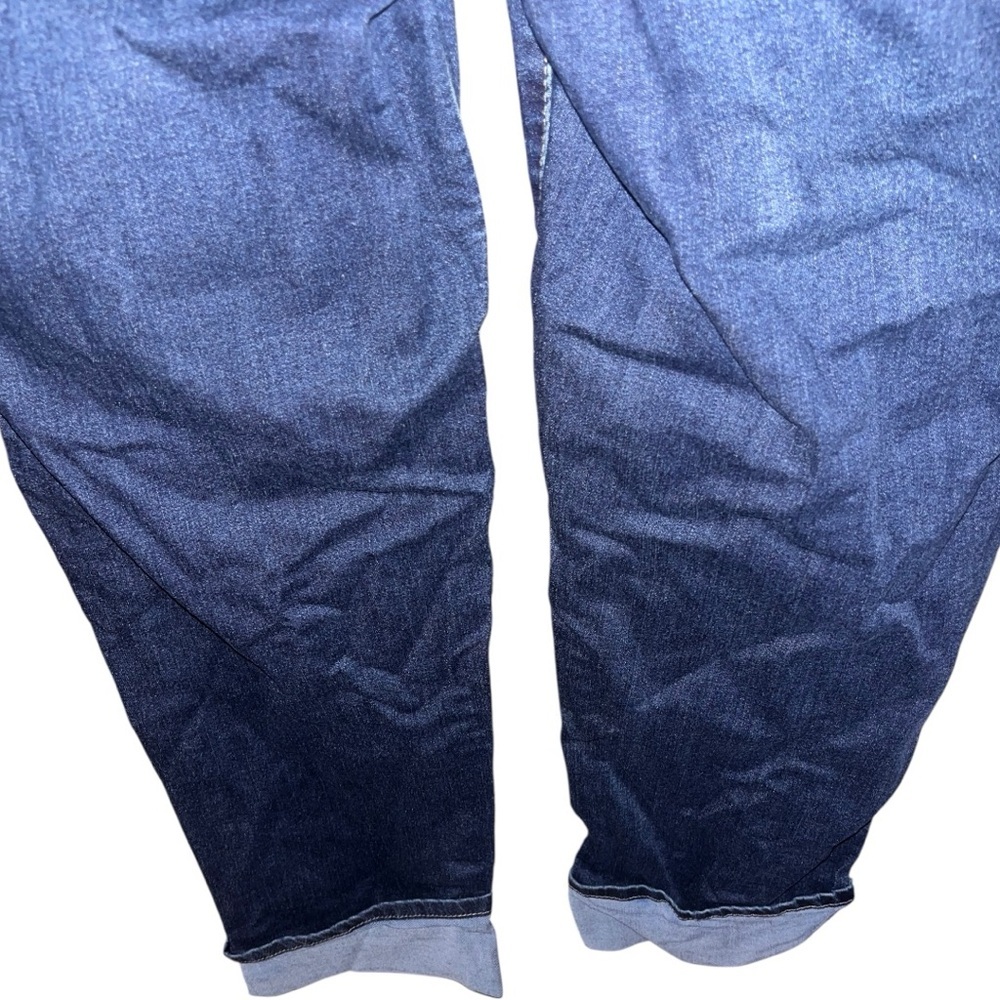 Angels Forever Young Classic Blue Denim Cuffed Ankle Jeans Sz14 - Picture 4 of 6
